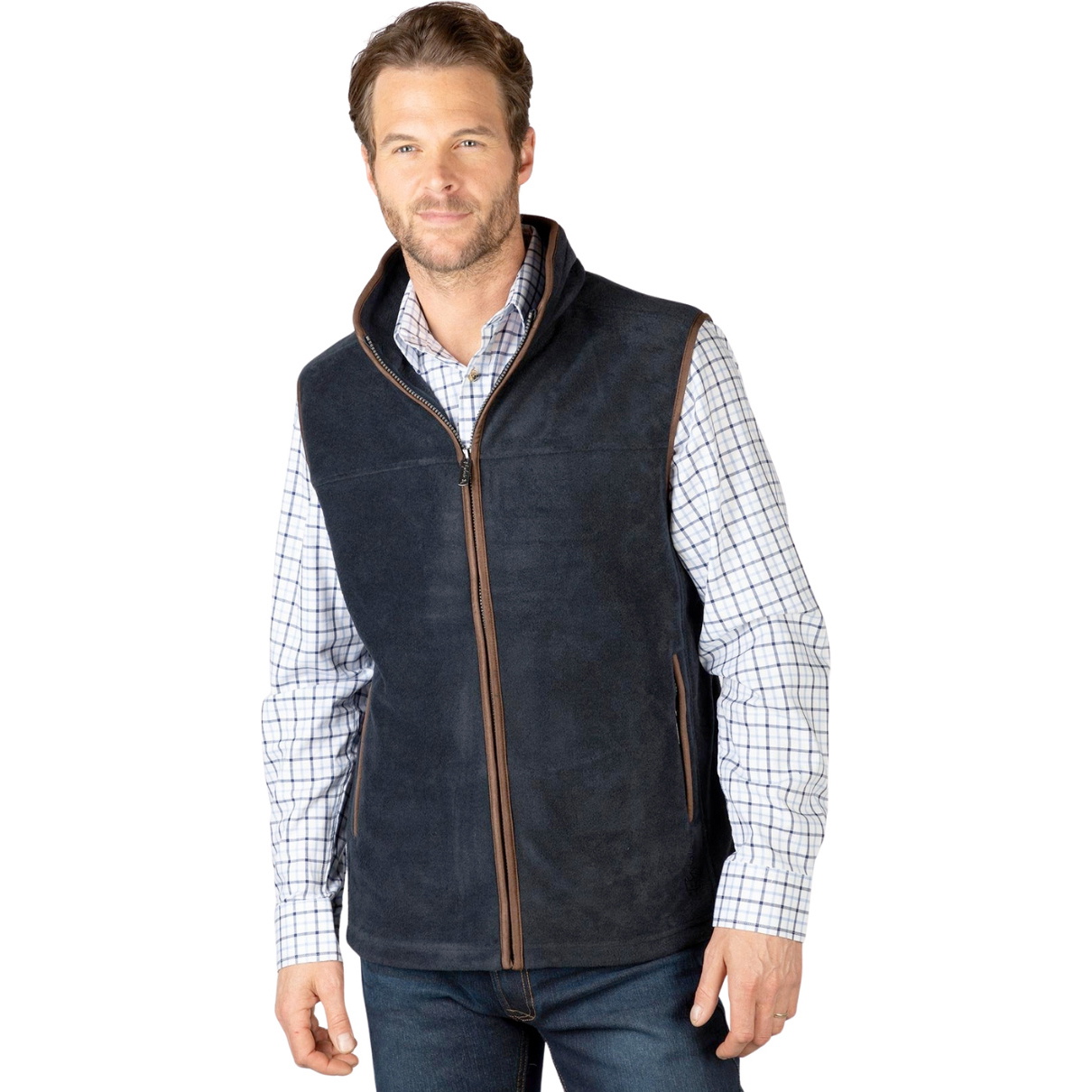 2025 Rydale Herren Huggate Vlies Weste 412387 - Ink
